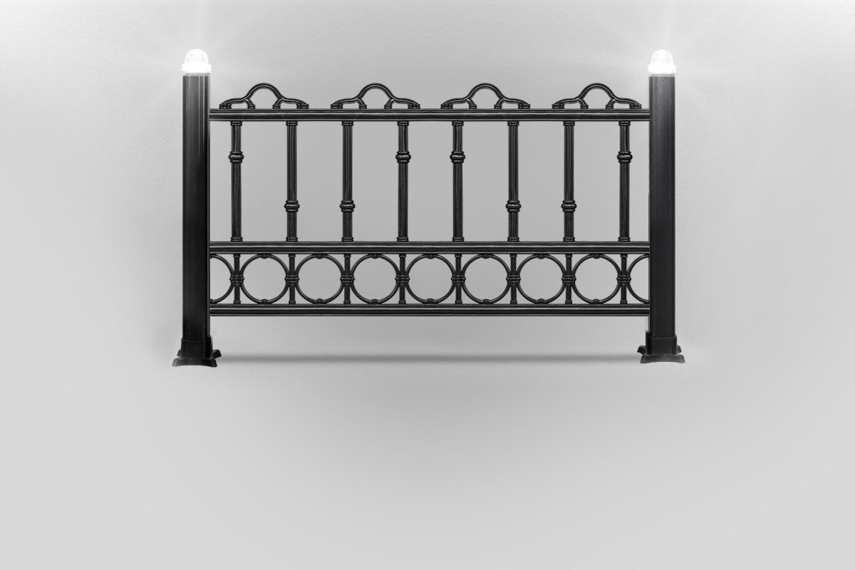 Alüminyum Dikmeli Plastik Ferforje 60*100 Cm - IŞIKLI